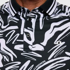 J.Lindeberg Pikétröjor Herr-George Polo Scribble JL White