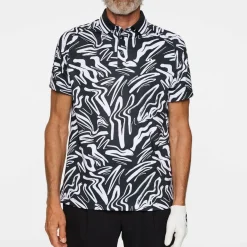 J.Lindeberg Pikétröjor Herr-George Polo Scribble JL White