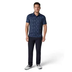 Callaway Pikétröjor Herr-Golf Collection Print Polo Blå Peacoat