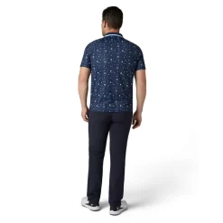 Callaway Pikétröjor Herr-Golf Collection Print Polo Blå Peacoat