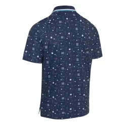 Callaway Pikétröjor Herr-Golf Collection Print Polo Blå Peacoat