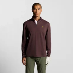 Lyle & Scott Tröjor Herr-Golf Course Midlayer Rosa Berry