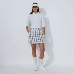 Daily Sports Shorts Dam-Golf Plaid 41 Cm Vit White-Black