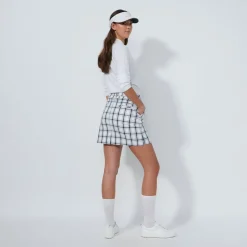 Daily Sports Shorts Dam-Golf Plaid 41 Cm Vit White-Black