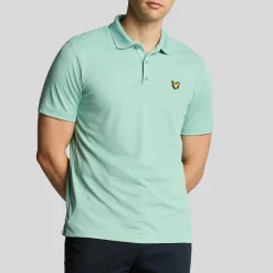 Lyle & Scott Pikétröjor Herr-Golf Tech Polo Mineral Turq (X523)
