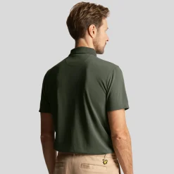 Lyle & Scott Pikétröjor Herr-Golf Tech Polo Grön Grön (Cactus Gr X65)