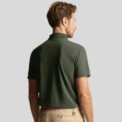 Lyle & Scott Pikétröjor Herr-Golf Tech Polo Grön Grön (Cactus Gr X65)