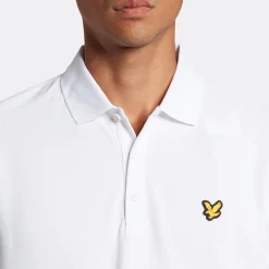 Lyle & Scott Pikétröjor Herr-Golf Tech Polo Vit Vit (626)