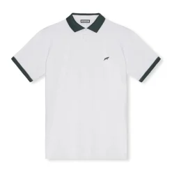 Goatlane Pikétröjor Herr-Golf Tech Polo Vit Grön White/Green