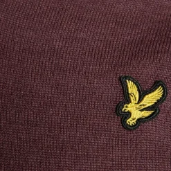 Lyle & Scott Tröjor Herr-Golf V Neck Pullover Rosa Berry