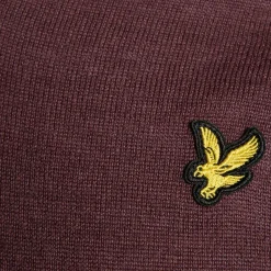 Lyle & Scott Tröjor Herr-Golf V Neck Pullover Rosa Berry
