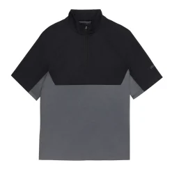 Lyle & Scott Jackor Herr-Golf Windjammer Shirt Jet Black- Granite