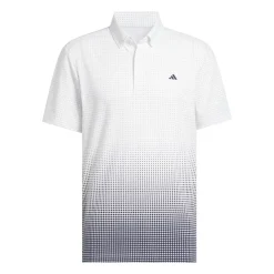 Adidas Pikétröjor Herr-Go-To Print Polo Vit White