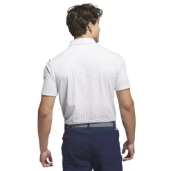 Adidas Pikétröjor Herr-Go-To Print Polo Vit White