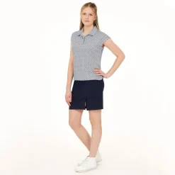 Func Factory Pikétröjor Dam-Grace Navy Print (840)