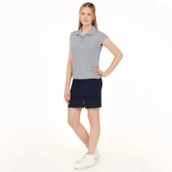 Func Factory Pikétröjor Dam-Grace Navy Print (840)