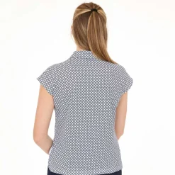 Func Factory Pikétröjor Dam-Grace Navy Print (840)