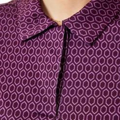 Func Factory Pikétröjor Dam-Grace Velvet Print (842)