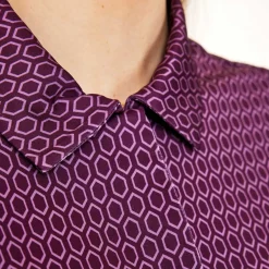 Func Factory Pikétröjor Dam-Grace Velvet Print (842)