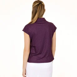 Func Factory Pikétröjor Dam-Grace Velvet Print (842)