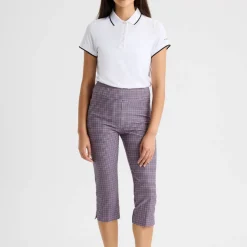Röhnisch Capribyxor Dam-Grace Capri Minicheck-Pink