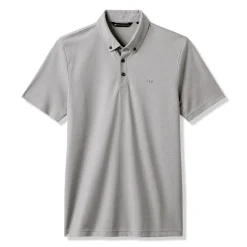 Travis Mathew Pikétröjor Herr-Handsome Town 3.0 Heather-Light-Grey