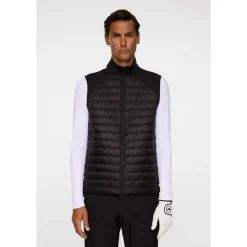 J.Lindeberg Västar Herr-Hayden Quilt Hybrid Vest Svart Black