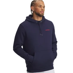 Under Armour Tröjor Herr-Hazard Warning Hoodie Blå Navy (Midnight 410)