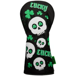 Pure Headcovers-Headcover Driver Svart Grön Lucky/Svart/Grön