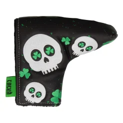 Pure Headcovers-Headcover Putter Blade Svart Grön Lucky/Svart/Grön