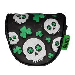 Pure Headcovers-Headcover Putter Mallet Svart Grön Lucky/Svart/Grön