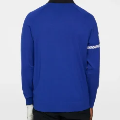 J.Lindeberg Tröjor Herr-Heath Knitted Sweater Clematis-Blue