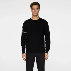 J.Lindeberg Tröjor Herr-Heath Knitted Sweater Svart Black