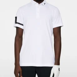 J.Lindeberg Pikétröjor Herr-Heath Regular Fit Golf Polo Vit White