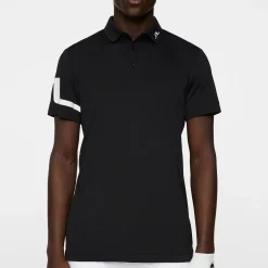 J.Lindeberg Pikétröjor Herr-Heath Regular Fit Golf Polo Svart Black