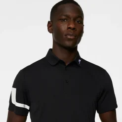 J.Lindeberg Pikétröjor Herr-Heath Regular Fit Golf Polo Svart Black