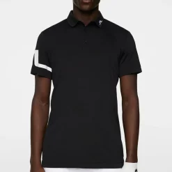 J.Lindeberg Pikétröjor Herr-Heath Regular Fit Golf Polo Svart Black