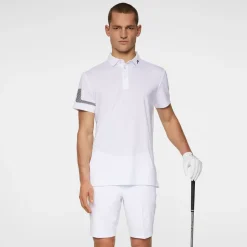 J.Lindeberg Pikétröjor Herr-Heath Strike Polo Vit White