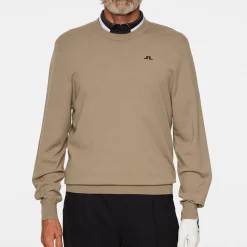 J.Lindeberg Tröjor Herr-Henry Knitted Sweater Brindle