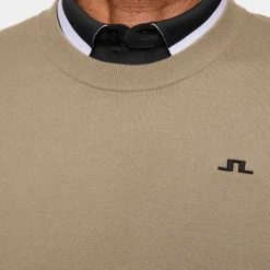 J.Lindeberg Tröjor Herr-Henry Knitted Sweater Brindle
