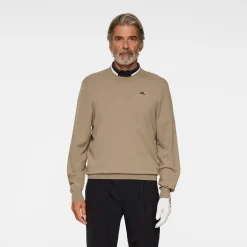 J.Lindeberg Tröjor Herr-Henry Knitted Sweater Brindle