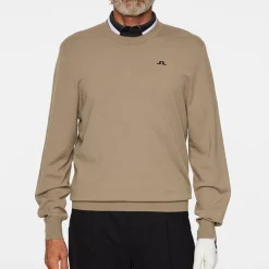 J.Lindeberg Tröjor Herr-Henry Knitted Sweater Brindle