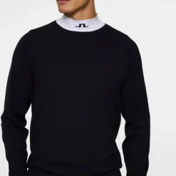 J.Lindeberg Tröjor Herr-Henry Knitted Sweater Blå JL Navy