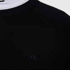 J.Lindeberg Tröjor Herr-Henry Knitted Sweater Blå JL Navy