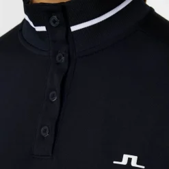 J.Lindeberg Tröjor Dam-Hertta Long Sleeve Polo Blå JL Navy