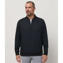 Travis Mathew Tröjor Herr-Highway M 1/4 Zip Svart Black