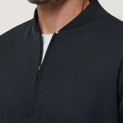 Travis Mathew Tröjor Herr-Highway M 1/4 Zip Svart Black