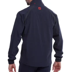 FootJoy Regnjackor Herr-Hydrotour Jacket Navy With Black And Bright Red