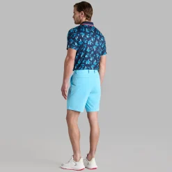 G/Fore Pikétröjor Herr-Iris Floral Tech Jersey Blå Navy (Twilight)