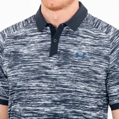 Under Armour Pikétröjor Herr-Iso-Chill Abe Twist Vit Svart Vit/Svart (100)